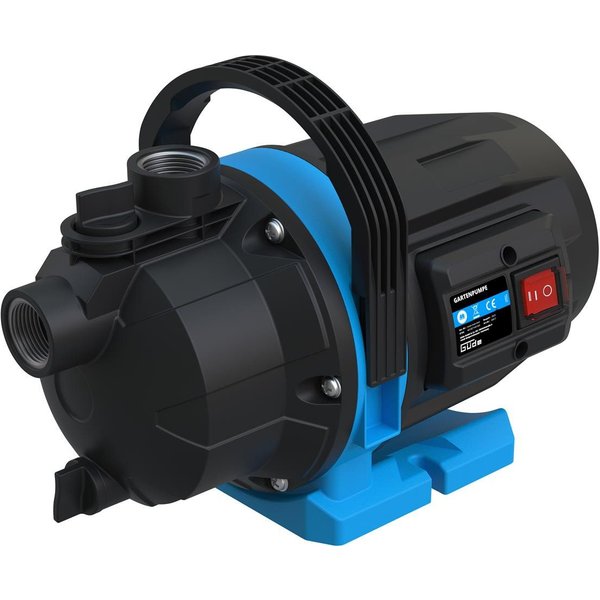 Güde Gartenpumpe GP 6035, 0,6 kW Motorleistung, 3200 l/h max. Fördermenge, 7 m max. Ansaughöhe