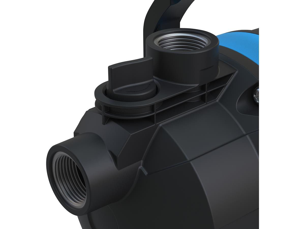 Güde Gartenpumpe GP 6035, 0,6 kW Motorleistung, 3200 l/h max. Fördermenge, 7 m max. Ansaughöhe – Bild 3 von 5
