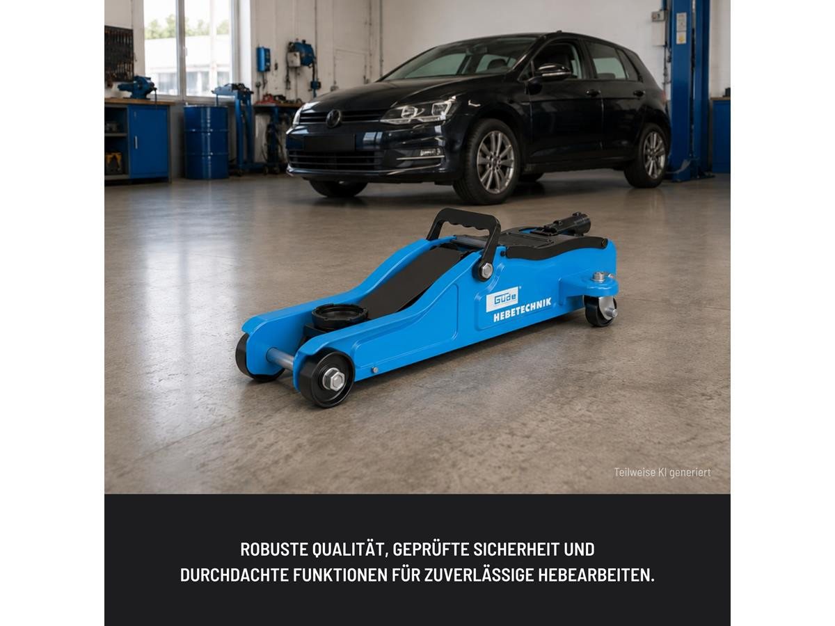 Güde Rangierwagenheber GRH 2/330L, max. Hubhöhe: 33 cm, bis 2 t Tragkraft, Hubhöhe 85 mm - 330 mm – Bild 5 von 5