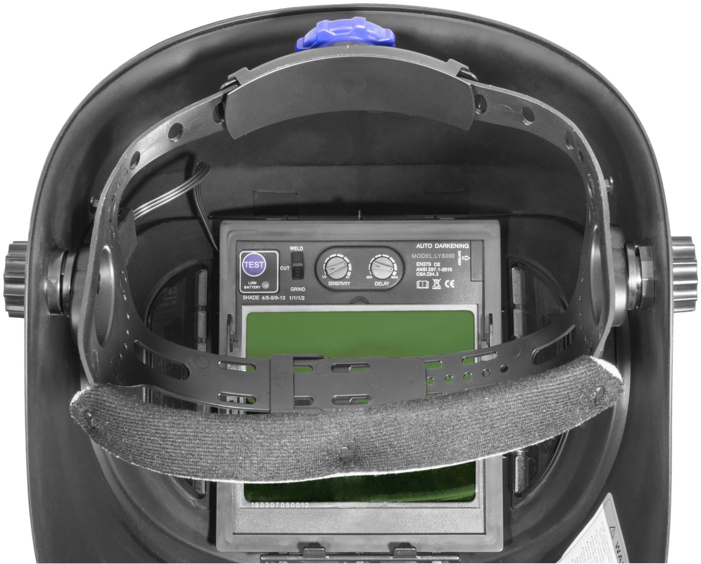 Güde Schweißhelm GSH 180-TC-2, automatisch, Größe Schutzglas LxB: 100 x 90 x 1 mm – Bild 5 von 5