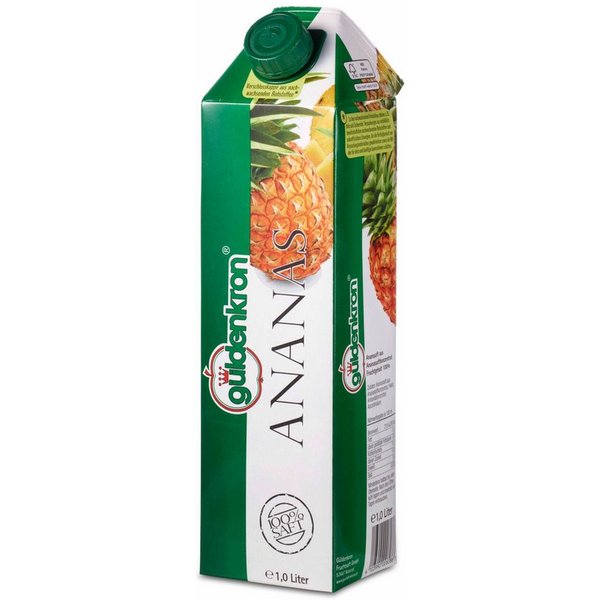 Güldenkron Saft, Güldenkron Ananas Fruchtsaft Getränk Schraubverschluss 1000ml