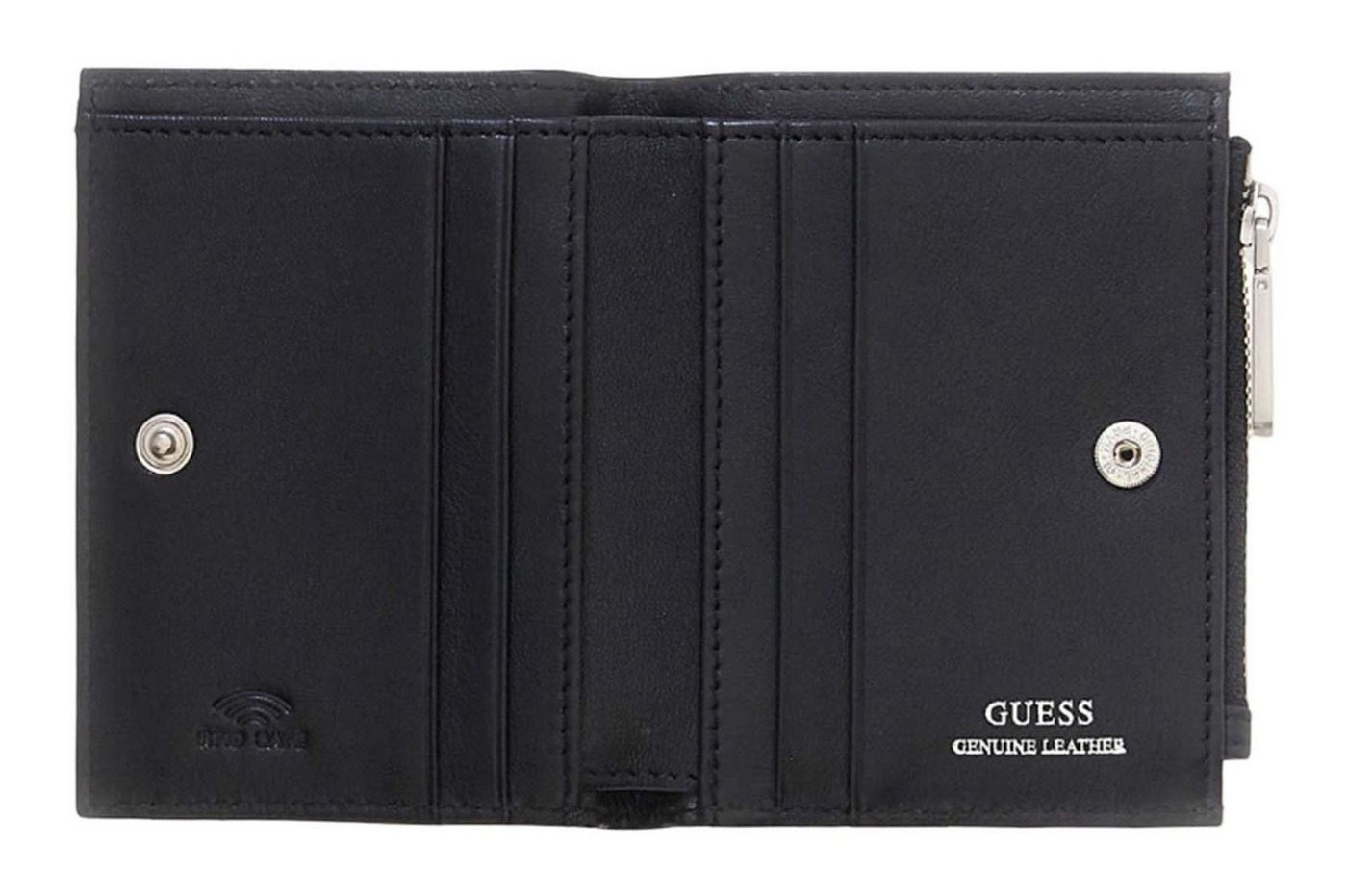 Guess Geldbörse Bifold Top Zip Wallet, mit RFID-Blocker Schutz – Bild 2 von 4