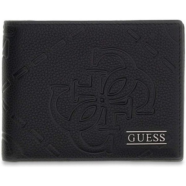 Guess Geldbörse BOSTON BIFOLD M, Herren Geldbeutel, Portemonnaie mit modischer Logoprägung