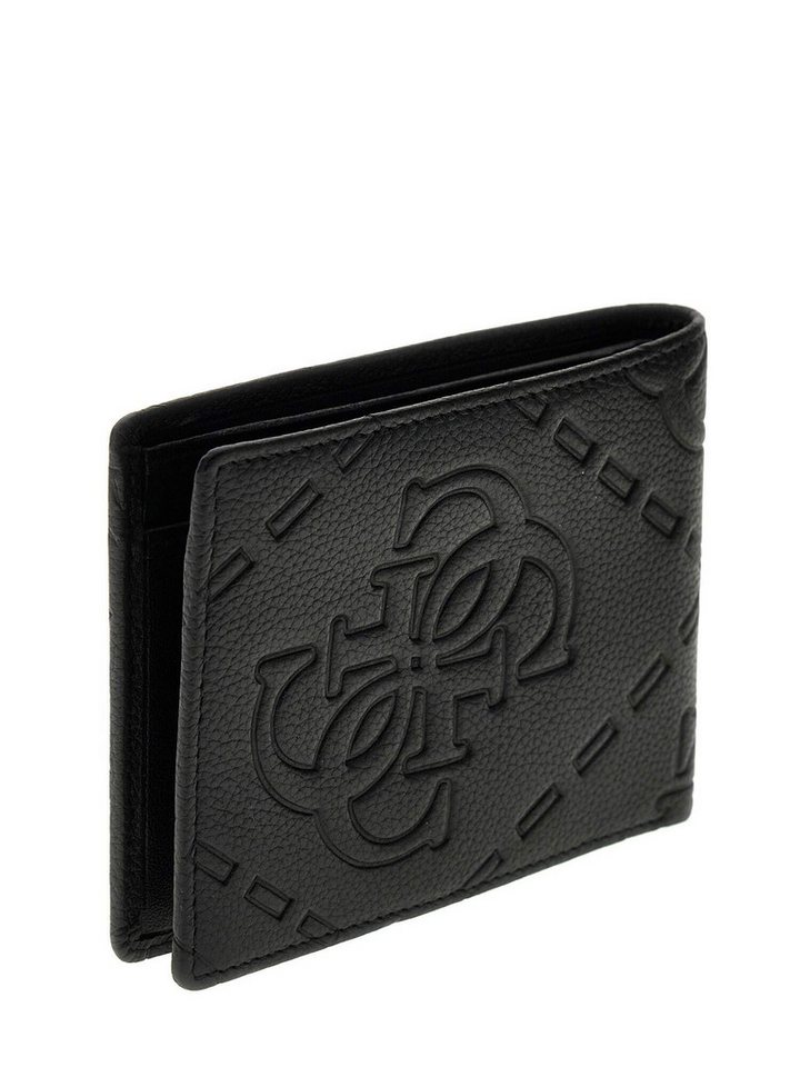 Guess Geldbörse BOSTON BIFOLD M, Herren Geldbeutel, Portemonnaie mit modischer Logoprägung – Bild 3 von 4