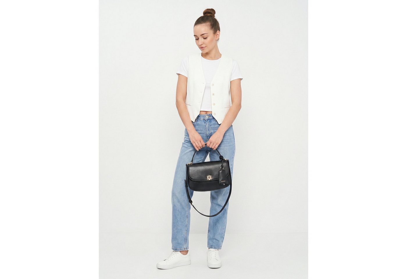 Guess Henkeltasche Audrey, Polyurethan – Bild 2 von 5