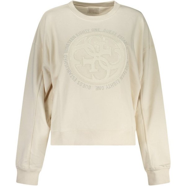 GUESS JEANS Sweatshirt Damenpullover Weiß: Nachhaltiger Sweatshirt-Look