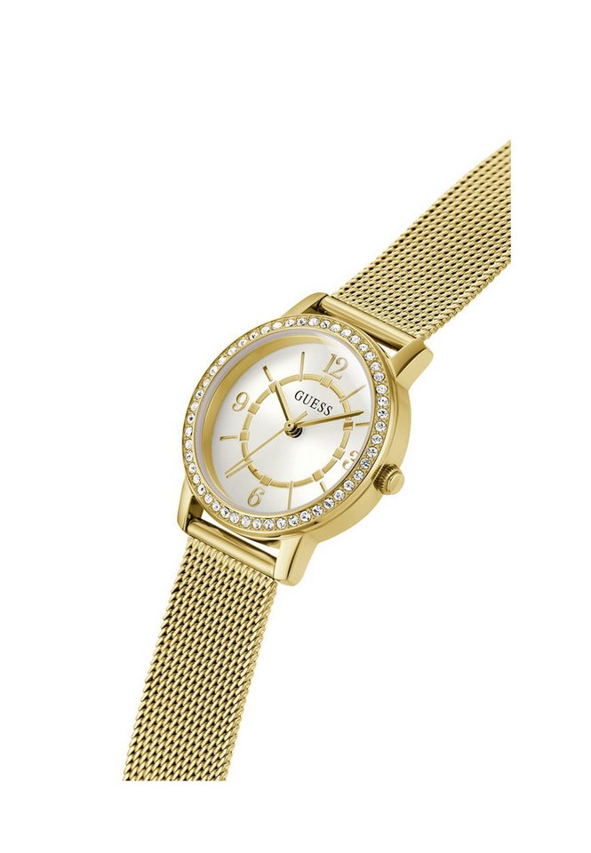 Guess Quarzuhr MELODY, (1-tlg., Not a set – not applicable to this product), Quarz Analog – Bild 4 von 5