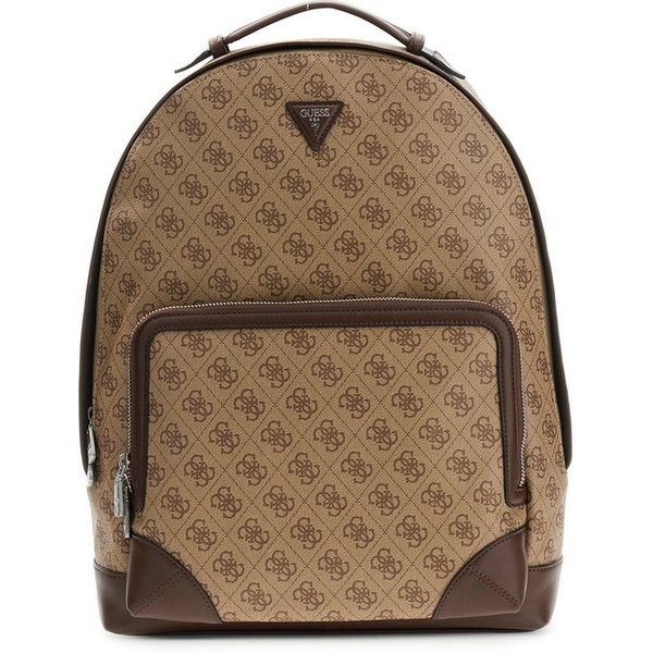 Guess Rucksack MILANO BACKPACK, Cityrucksack, Freizeitrucksack mit Reißverschluss-Vordertasche