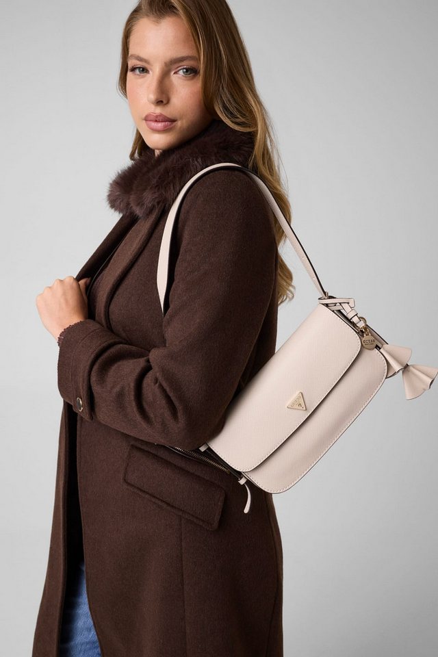 Guess Schultertasche DANIELLE FLAP SHOULDER BAG, Damen Henkeltasche, Handtasche mit Überschlag – Bild 2 von 5