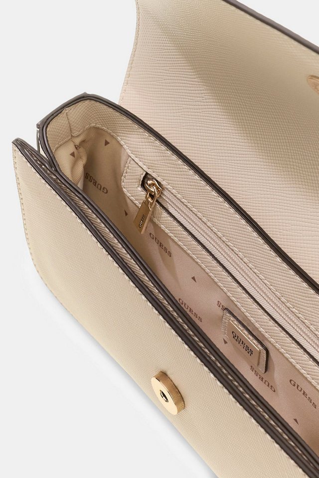 Guess Schultertasche DANIELLE FLAP SHOULDER BAG, Damen Henkeltasche, Handtasche mit Überschlag – Bild 3 von 5