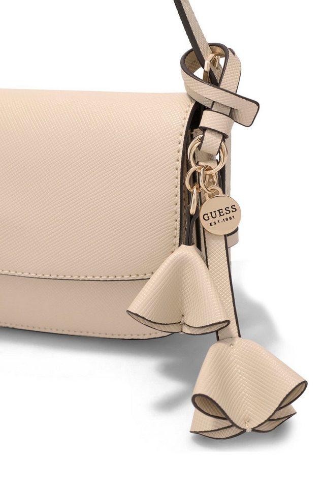 Guess Schultertasche DANIELLE FLAP SHOULDER BAG, Damen Henkeltasche, Handtasche mit Überschlag – Bild 5 von 5