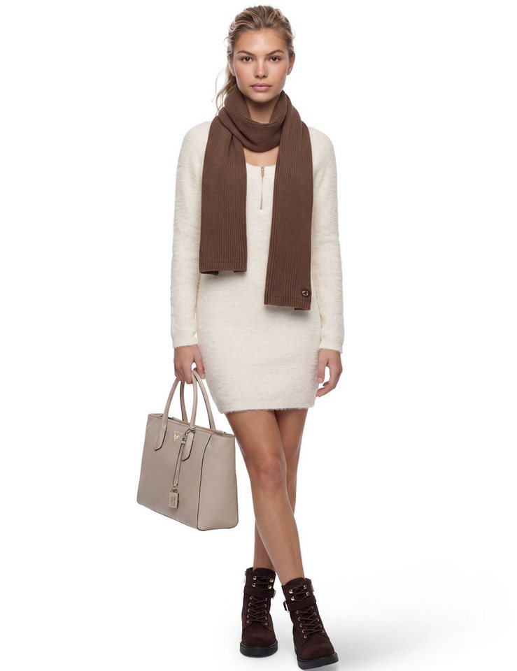 Guess Shopper MARISSA TECH TOTE (Set, Abnehmbarer Schlüsselanhänger), Damen Einkaufstasche, Umhängetasche, mit annehmbarem Schulterriemen – Bild 5 von 5