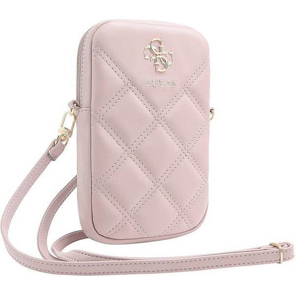 Guess Smartphonetasche Wallet Smartphone gesteppt rosa- offiziell lizenziert