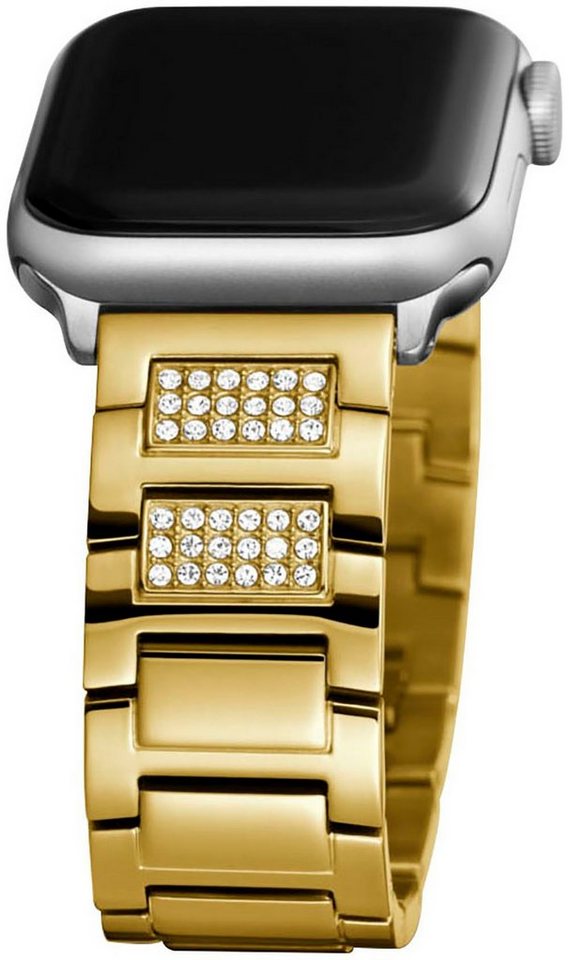 Guess Smartwatch-Armband Apple Strap, Wechselarmband, Ersatzband, Edelstahl, passend für die Apple Watch – Bild 4 von 5