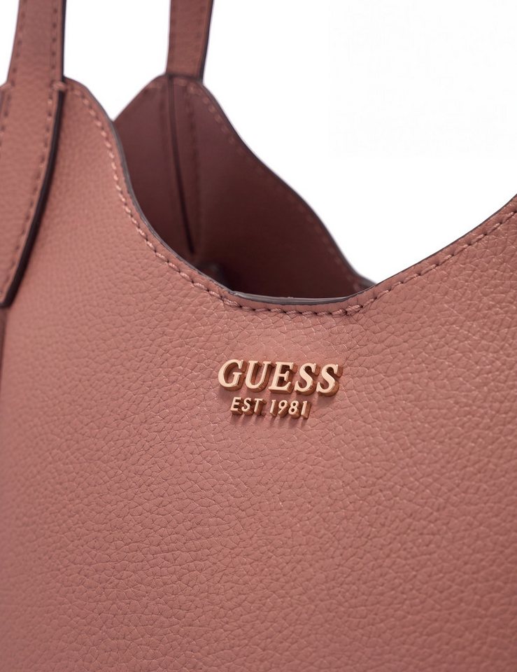 Guess Umhängetasche MELODY BUCKET, Damen Handtasche, Henkeltasche, Schultertasche mit Magnetverschluss – Bild 5 von 5