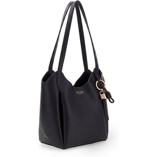 Guess Umhängetasche MELODY BUCKET, Damen Handtasche, Henkeltasche, Schultertasche mit Magnetverschluss