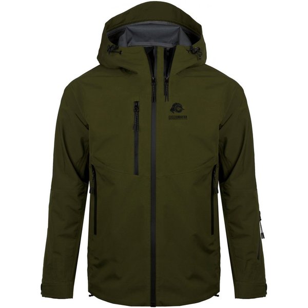GUGGEN Mountain Hardshelljacke Herren Allwetter Hardshelljacke Regenjacke H07 Sport 3L Wanderjacke wasserdichte Membran, versiegelte Nähte, 4-Wege-Stretch, Skip