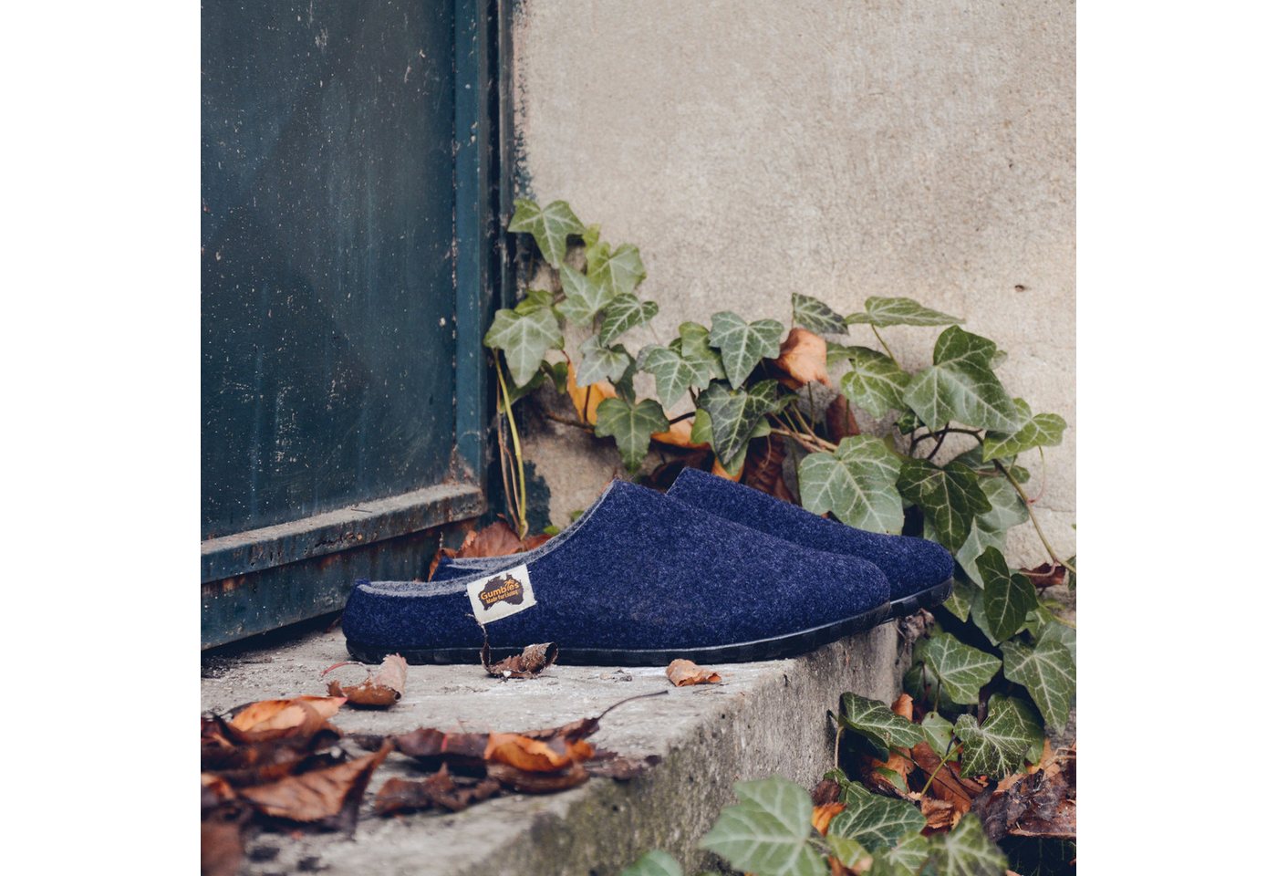 Gumbies Outback Slipper in Navy Grey Hausschuh aus recycelten Materialien, rutschfeste & stabile Sohle – Bild 4 von 5