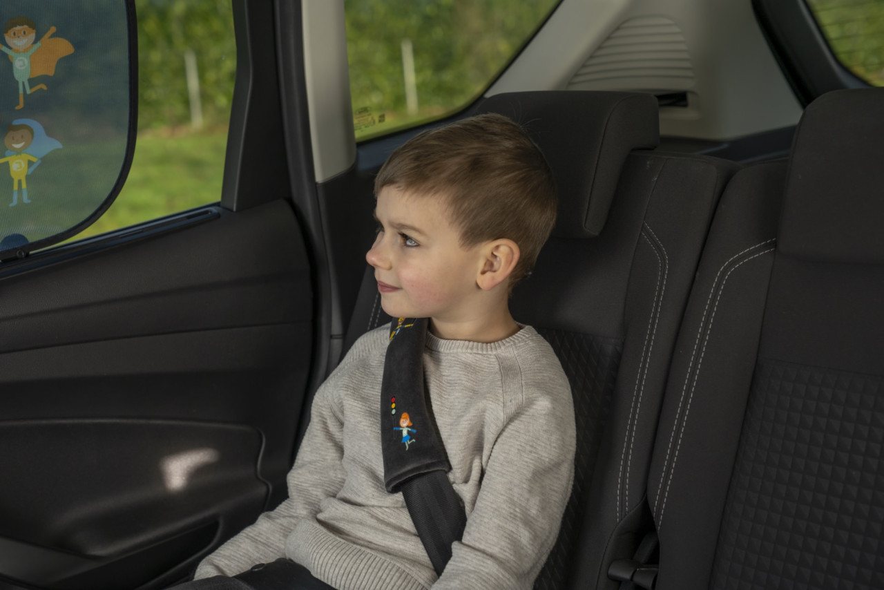 Cartrend Gurtpolster Cartrend Kids Gurtpolster-Set grau – Bild 2 von 3