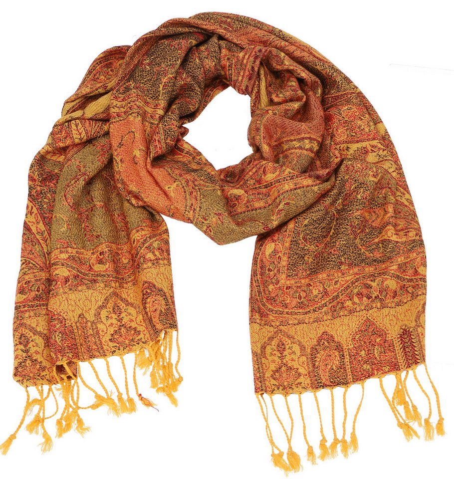 Guru-Shop Halstuch Indischer Schal, Stola mit Paisley Muster,.. – Bild 5 von 5