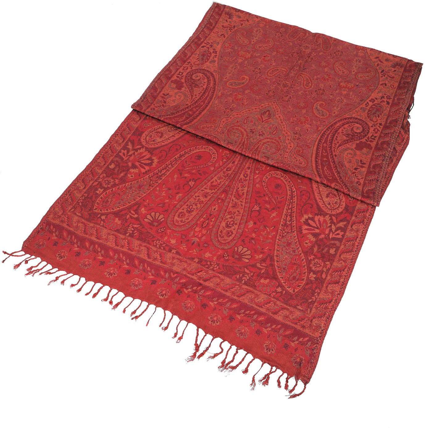 Guru-Shop Halstuch Indischer Schal, Stola mit Paisley Muster,.. – Bild 3 von 5