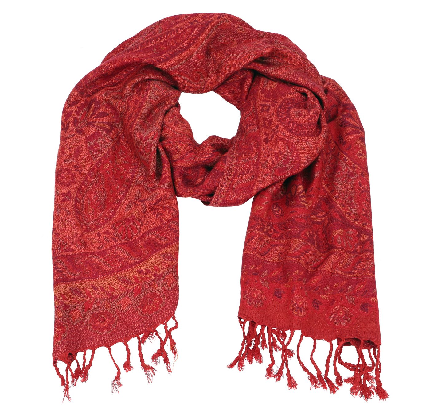 Guru-Shop Halstuch Indischer Schal, Stola mit Paisley Muster,.. – Bild 5 von 5