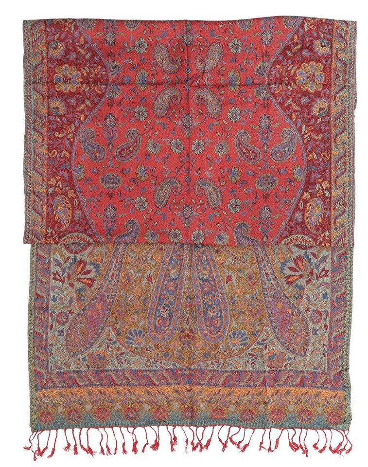 Guru-Shop Halstuch Indischer Schal, Stola mit Paisley Muster,.. – Bild 2 von 4