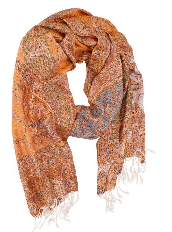 Guru-Shop Halstuch Indischer Schal, Stola mit Paisley Muster,.. – Bild 4 von 4