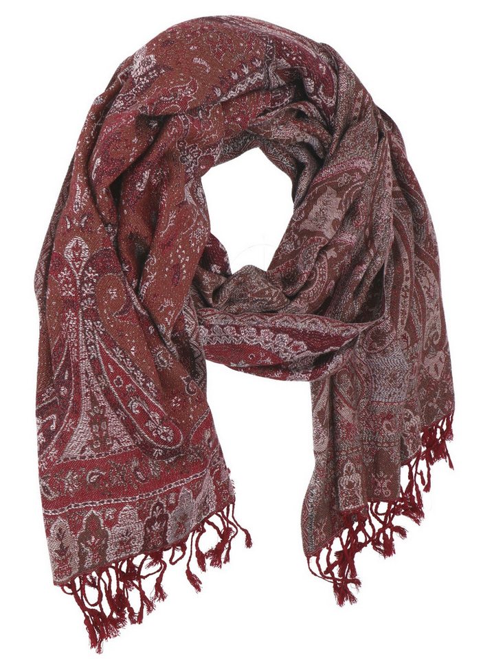 Guru-Shop Halstuch Indischer Schal, Stola mit Paisley Muster,.. – Bild 4 von 4