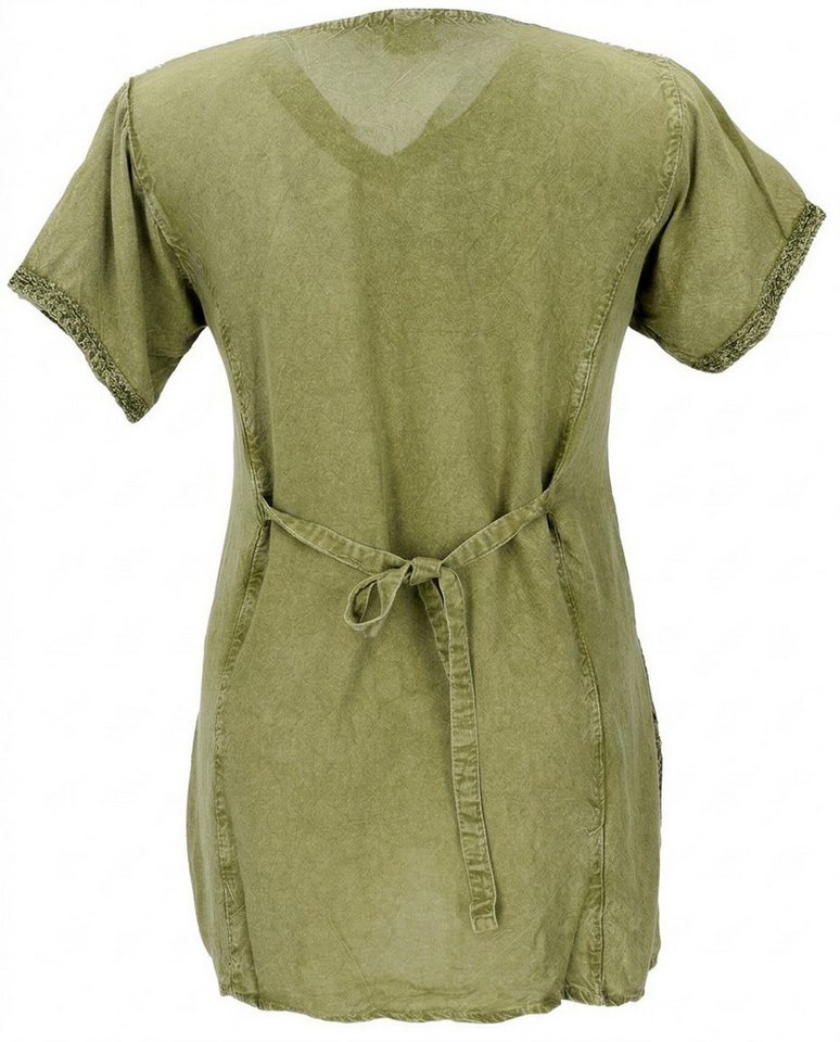 Guru-Shop Longbluse Bestickte indische Tunika, alternative Boho.. alternative Bekleidung – Bild 2 von 5