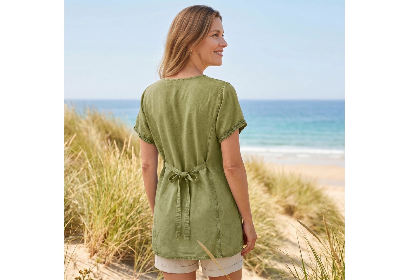 Guru-Shop Longbluse Bestickte indische Tunika, alternative Boho.. alternative Bekleidung – Bild 5 von 5
