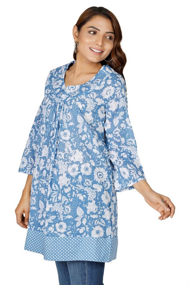 Guru-Shop Longbluse Boho Maxitunika, sommerliches Minikleid -.. alternative Bekleidung – Bild 2 von 4