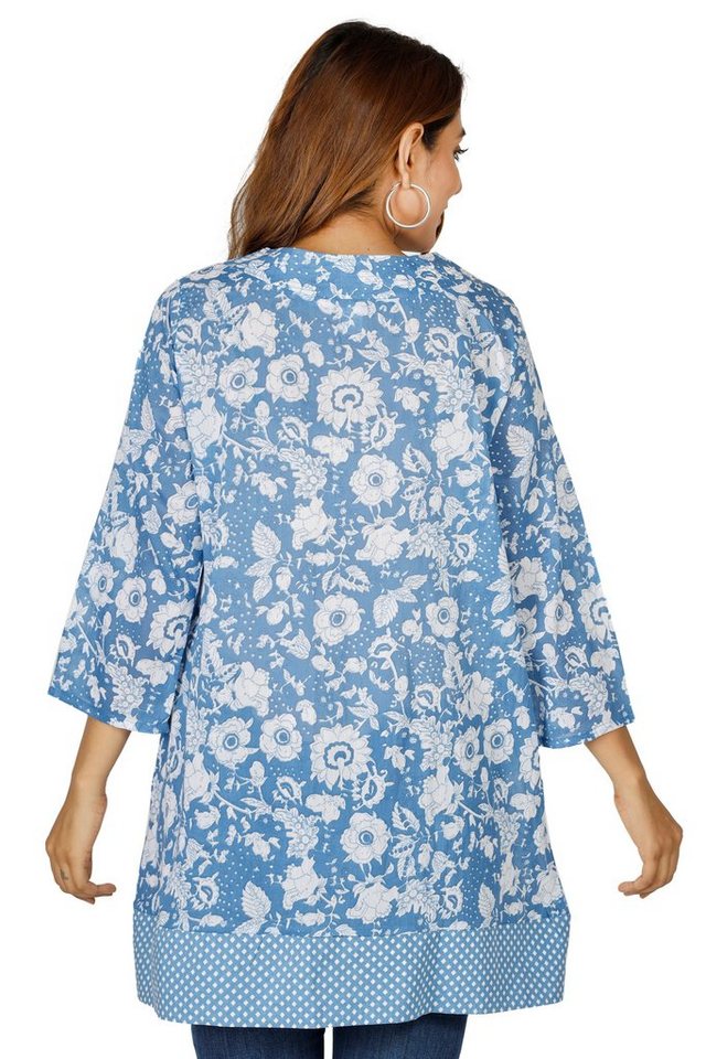Guru-Shop Longbluse Boho Maxitunika, sommerliches Minikleid -.. alternative Bekleidung – Bild 3 von 4