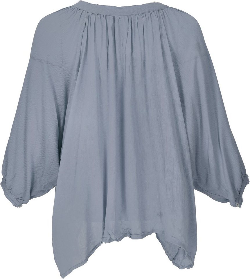 Guru-Shop Longbluse Luftige Boho Bluse, Oversize Hemdbluse,.. – Bild 4 von 5