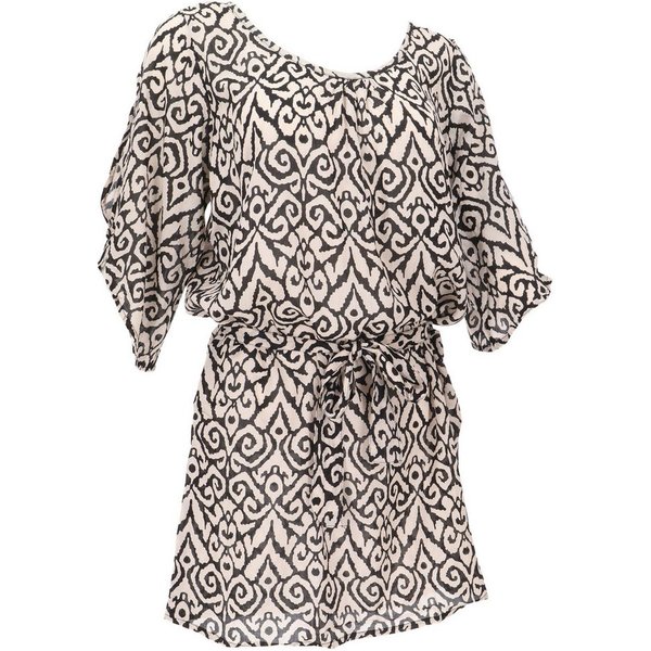 Guru-Shop Longbluse Luftige Maxitunika, Boho Sommertunika,..