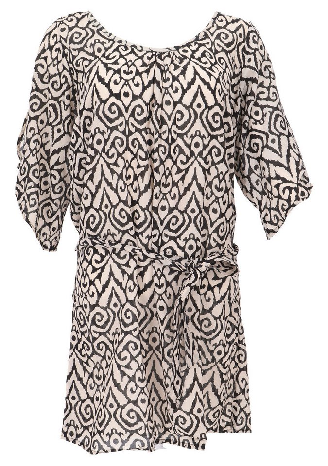 Guru-Shop Longbluse Luftige Maxitunika, Boho Sommertunika,.. – Bild 3 von 5