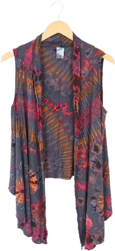 Guru-Shop Longbluse Unikat Batiktunika, Boho Cardigan Tunika, Boho.. alternative Bekleidung – Bild 3 von 5