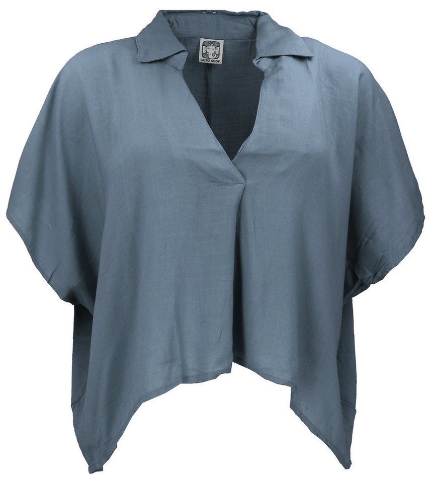 Guru-Shop Longbluse Weites Boho Blusentop mit Fledermausärmeln,.. alternative Bekleidung – Bild 5 von 5