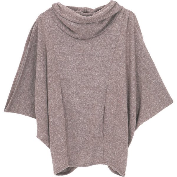 Guru-Shop Longsleeve Oversize Shirt, Rollkragen Strickshirt,..