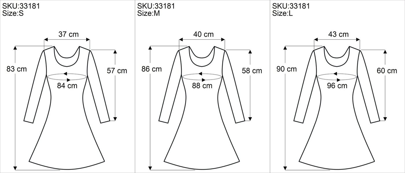 Guru-Shop Midikleid Baumwoll Minikleid Boho chic, Langarm Tunika -.. alternative Bekleidung – Bild 5 von 5