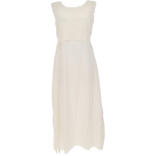 Guru-Shop Midikleid Boho Baumwollkleid, luftiges natürliches.. alternative Bekleidung