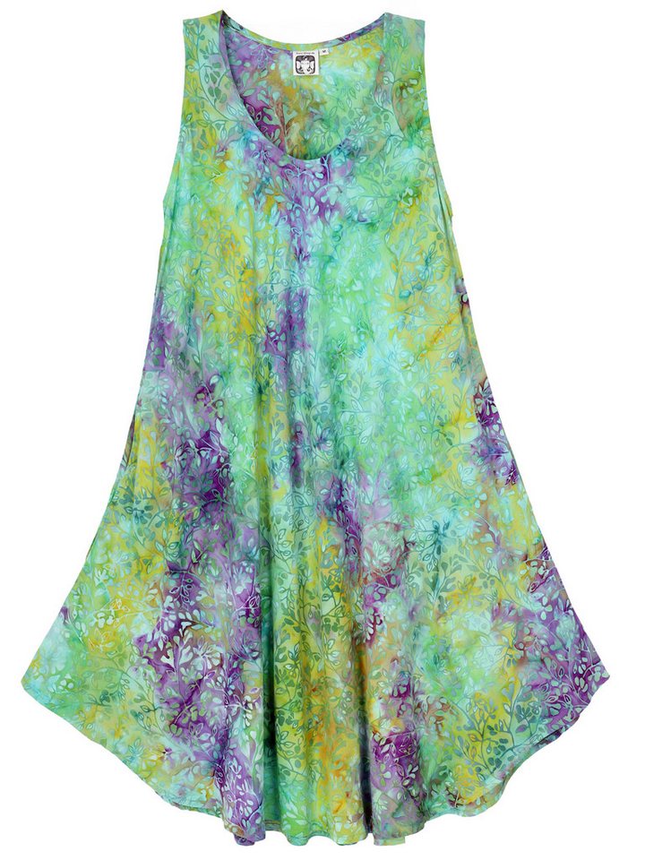 Guru-Shop Midikleid Boho Sommerkleid, luftiges Midikleid in.. alternative Bekleidung – Bild 3 von 5