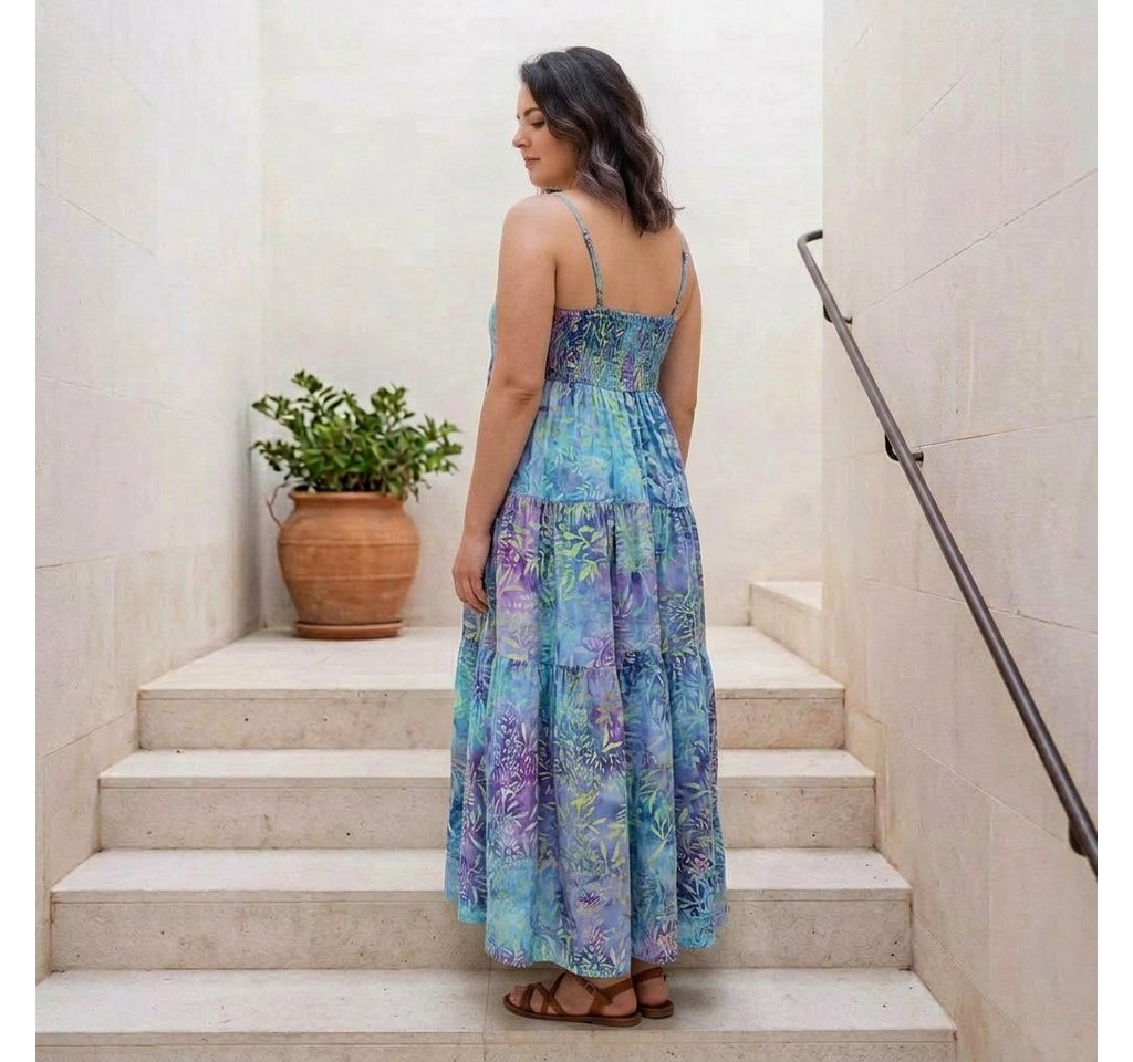 Guru-Shop Midikleid Boho Sommerkleid, luftiges Midikleid,.. alternative Bekleidung – Bild 3 von 5