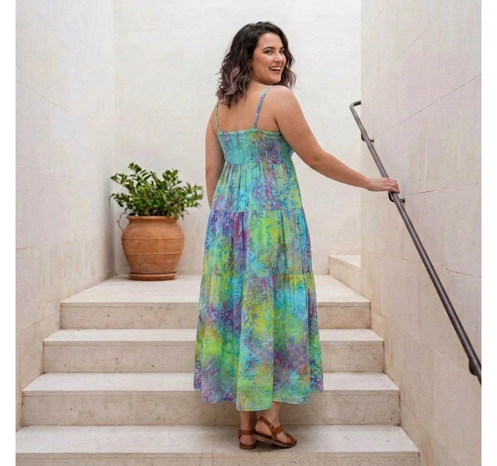 Guru-Shop Midikleid Boho Sommerkleid, luftiges Midikleid,.. alternative Bekleidung – Bild 4 von 5