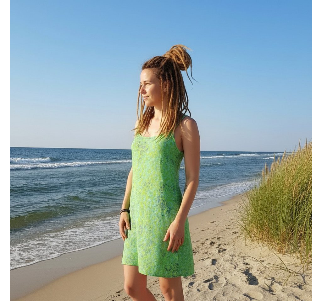 Guru-Shop Midikleid Boho Strandkleid, Minikleid, Sommerkleid,.. alternative Bekleidung – Bild 2 von 5