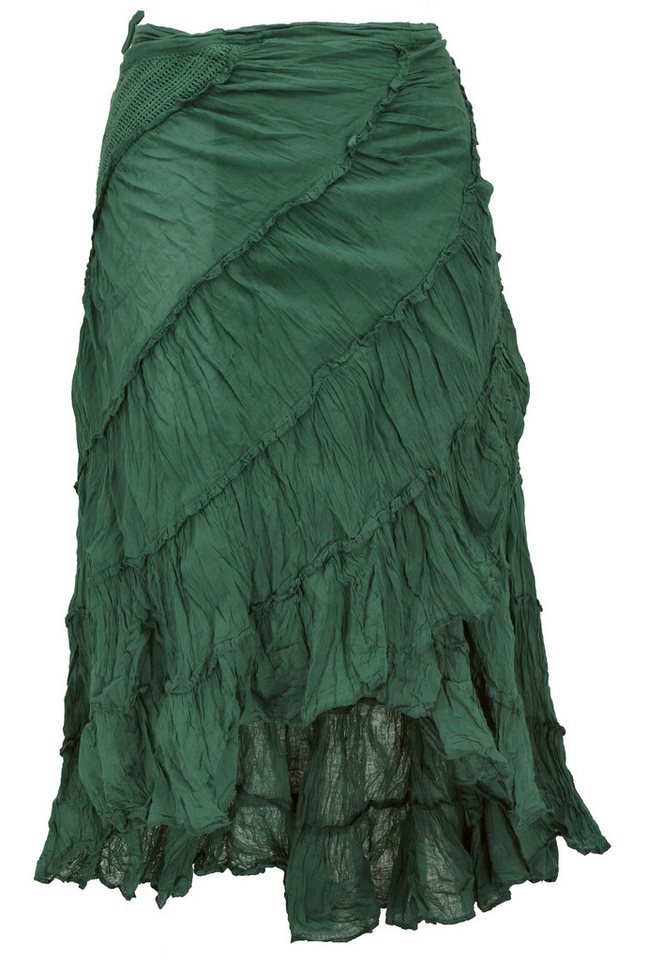 Guru-Shop Minirock Boho Wickelrock, Krinkelrock, Maxirock,.. alternative Bekleidung – Bild 4 von 5