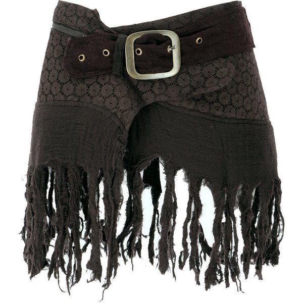 Guru-Shop Minirock Goa Minirock, Wickelrock, Tribal Cacheur,.. alternative Bekleidung