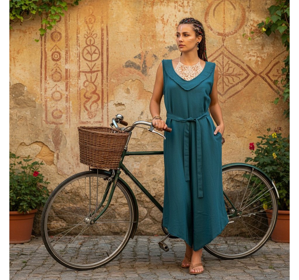 Guru-Shop Relaxhose Boho Jumpsuit, Overall, loose fit Hosenkleid -.. alternative Bekleidung – Bild 2 von 5