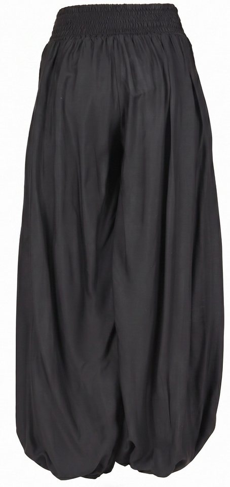 Guru-Shop Relaxhose Boho Pluderhose, Muckhose, Haremshose - schwarz Ethno Style, alternative Bekleidung – Bild 2 von 5
