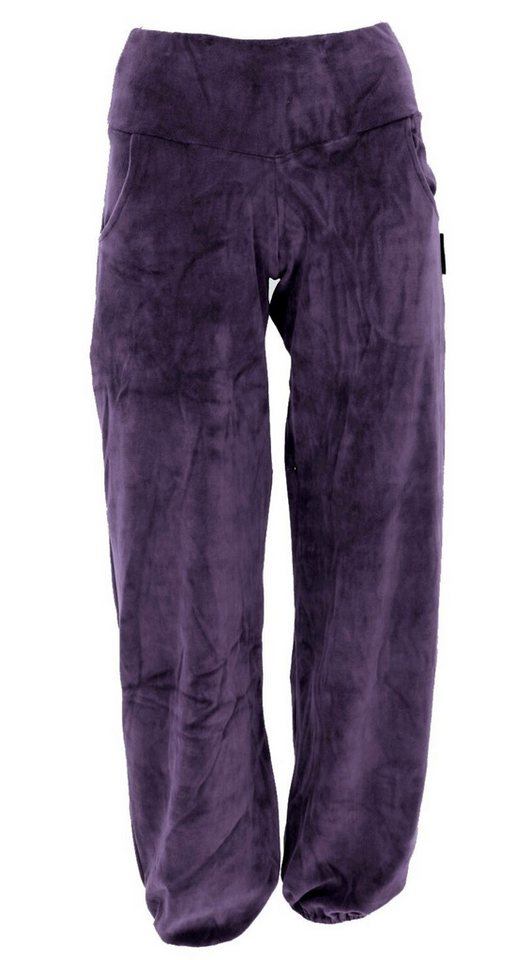 Guru-Shop Relaxhose Boho Samt Pluderhose, Wohlfühlhose, Yogahose -.. alternative Bekleidung – Bild 3 von 5